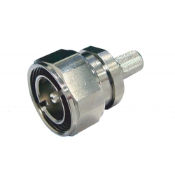Coaxial Connector 7/16 Straight Male Crimp